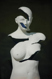 Sculpture 2014 – Arya -  H : 66cm X 39 cm X 30 cm - Céramique